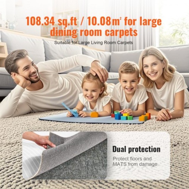 VEVOR  Χαλί Αντιολισθητικό 2750 x 3660 mm για Όλα τα Δάπεδα  BFHDTDSXPMFHLSBLLV0