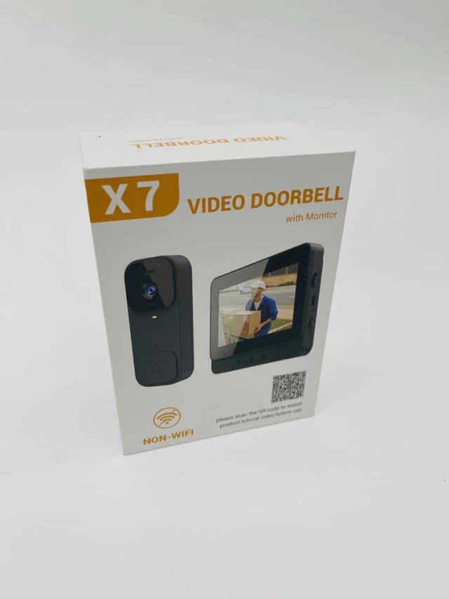 Verk Group Έξυπνο Κουδούνι Πόρτας Video Doorbell με Ενσύρματη Οθόνη...
