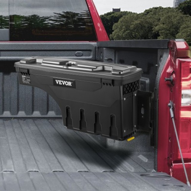 VEVOR Κουτί Αποθήκευσης Φορτηγού, Αδιάβροχο, 20L, Chevrolet Silverado/GMC Sierra 2019-2021, Δεξιά Πλευρά, Μαύρο  KCLJGJXCKCBDDMP3IV0