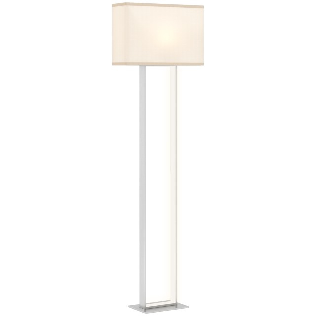 HOMCOM Φωτιστικό Δαπέδου 150 cm με 3 Λειτουργίες, Ρυθμιζόμενη Φωτει...