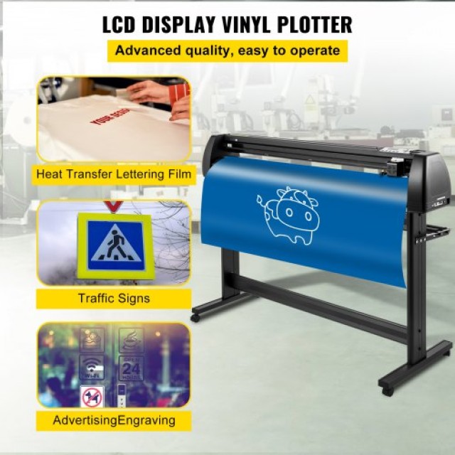 VEVOR Κοπτικό Βινυλίου 53 με Λογισμικό SignCut & SignMaster  KZFLEXI1350MM59JFV2