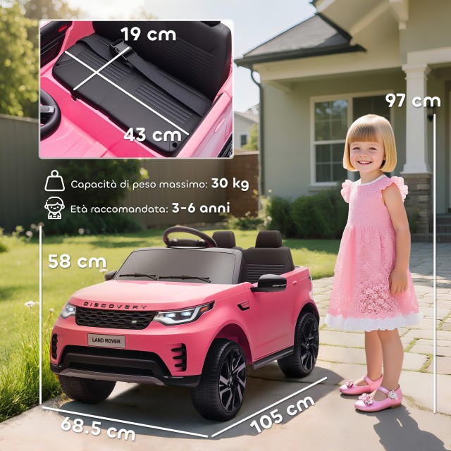 AIYAPLAY Ηλεκτρικό Αυτοκίνητο για Παιδιά με Άδεια Land Rover με LED...