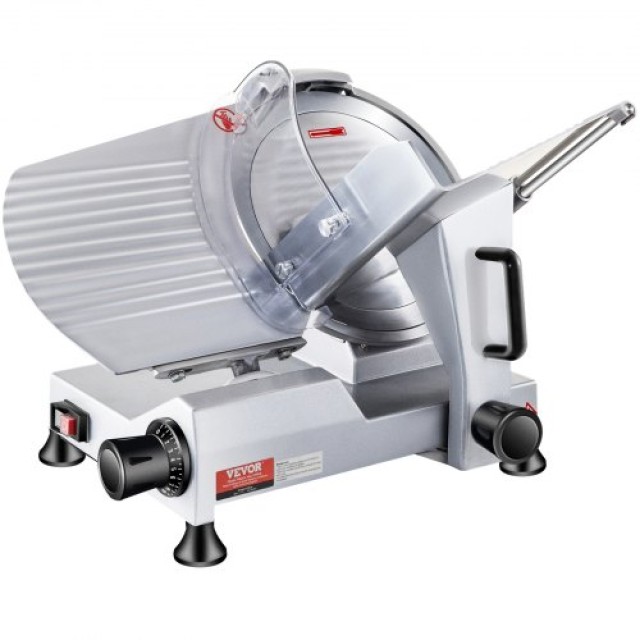 Ηλεκτρικός Κόφτης Κρέατος VEVOR 240W, 10 Λεπίδα, Ρυθμιζόμενο Πάχος  SYDRQPJ240W1ZUOPAV2