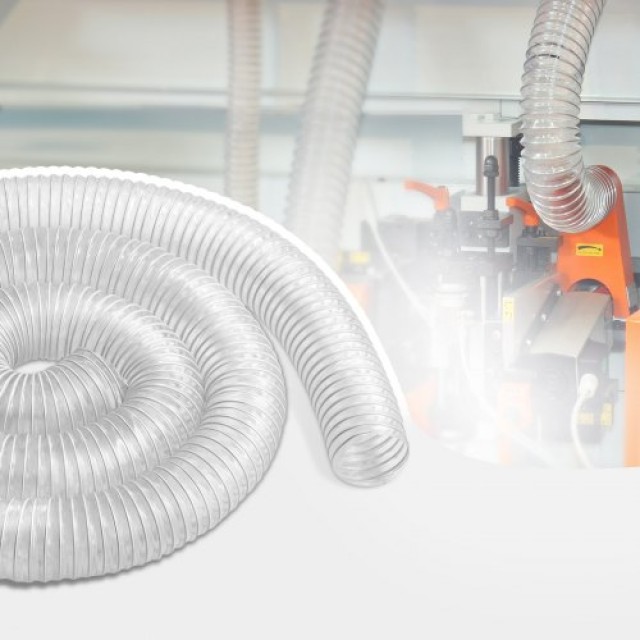 Εύκαμπτος Σωλήνας Συλλογής Σκόνης VEVOR 2.5 x 10 PVC  MGJCRG10FT25MIG92V0