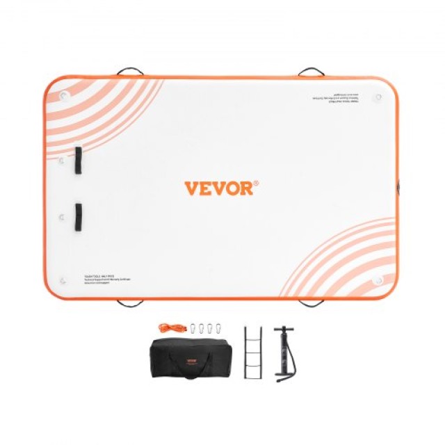 Φουσκωτή Πλατφόρμα VEVOR 8x5FT με Σκάλα & Τσάντα Μεταφοράς  CQFT8X5FTBJHPR1CSV0