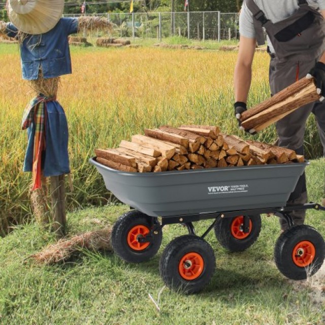Βαρέως Τύπου Καρότσι Κήπου VEVOR 4 cu.ft 600 lbs  SLZXTC600B005GQJAV0