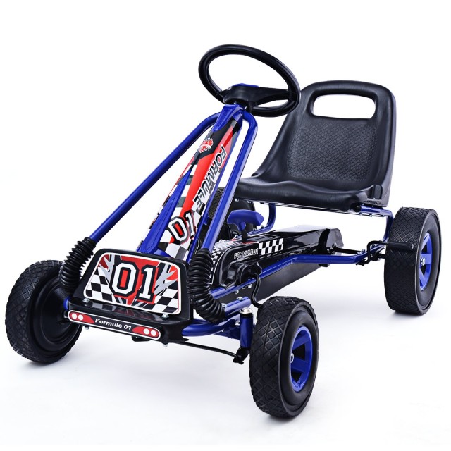 Costway  Παιδικό Ποδήλατο Go-Kart με Ρυθμιζόμενο Κάθισμα και Χειρόφ...