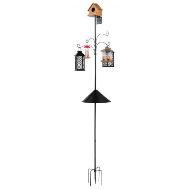 VEVOR Σταθμός Τροφοδοσίας Πουλιών 2370mm με 4 Άγκιστρα WNGNWG92INCH...