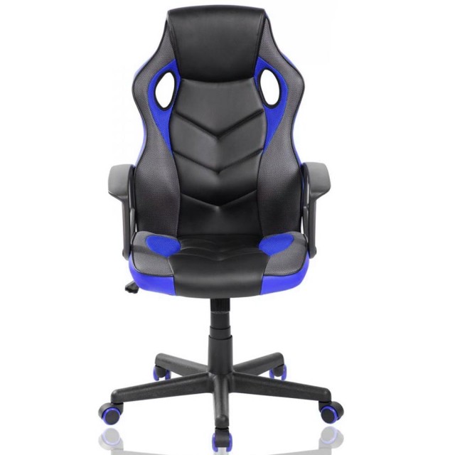 BAKAJI  Καρέκλα Πολυθρόνα Gaming Γραφείου Σπιτιού Ρυθμιζόμενη Περισ...