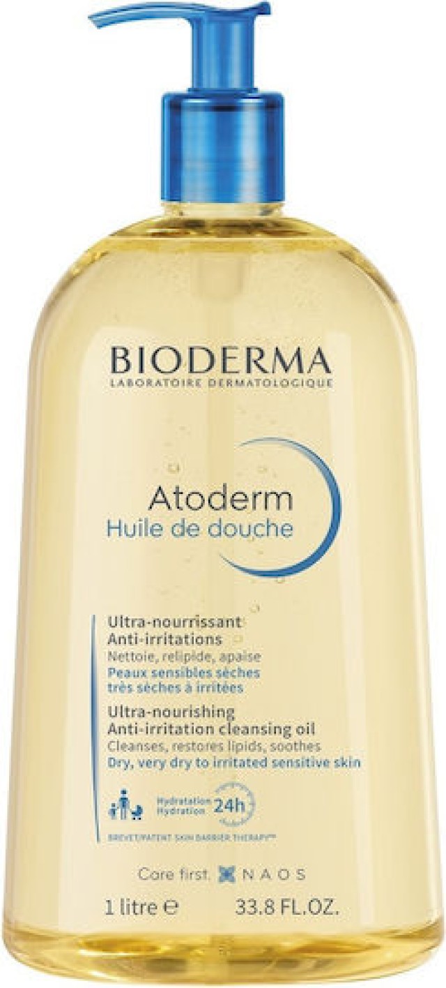 Bioderma Atoderm Ultra-Nourishing Dry Very Dry Skin Λάδι Καθαρισμού...