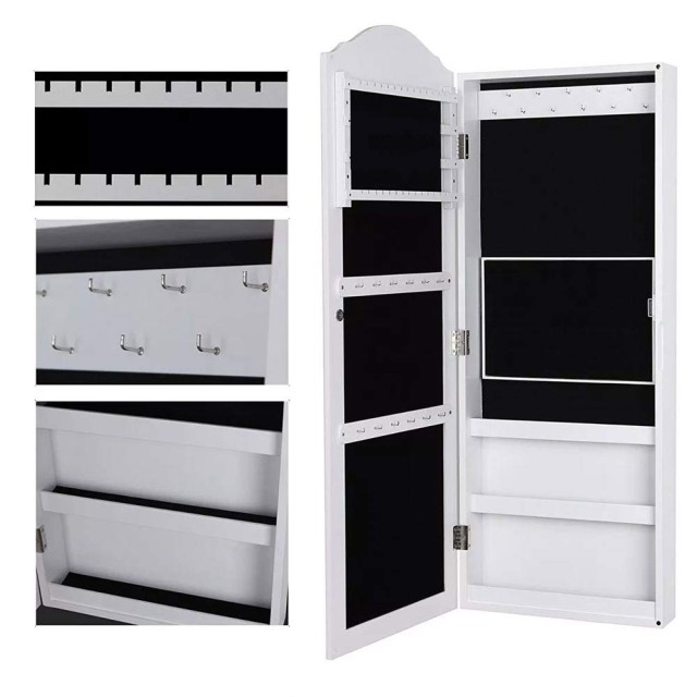 BAKAJI Κοσμηματοθήκη Καθρέφτης Τοίχου 96x35εκ 02833096 BAKAJI Κοσμηματοθήκη Καθρέφτης Τοίχου 96x35εκ 02833096