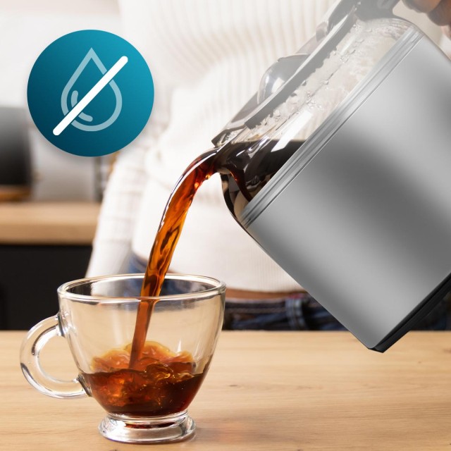 CECOTEC  Καφετιέρα Φίλτρου Coffee 66 Drop & Thermo από Ανοξείδωτο Ατσάλι για έως 12 Φλιτζάνια  CEC-00273