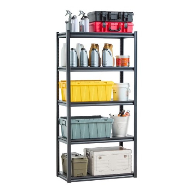 VEVOR Ράφια Αποθήκευσης 5 Επιπέδων 18 x 36 x 72 για Γκαράζ JSBSXHJ18367ZVVUXV0