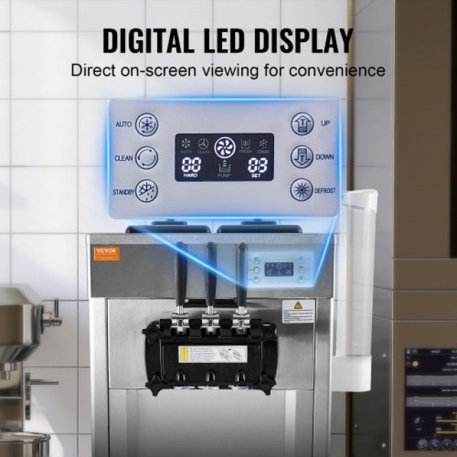 Μηχανή Παγωτού VEVOR 3 Γεύσεων 21-31 L/H  ZLSRBQLJSKWCTQWMZV2