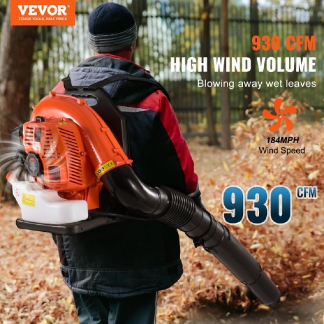 Φυσητήρας Πλάτης VEVOR 79CC 2-Χρονών 930CFM 184MPH  BBSRYCYJ79CCQTKKMV0
