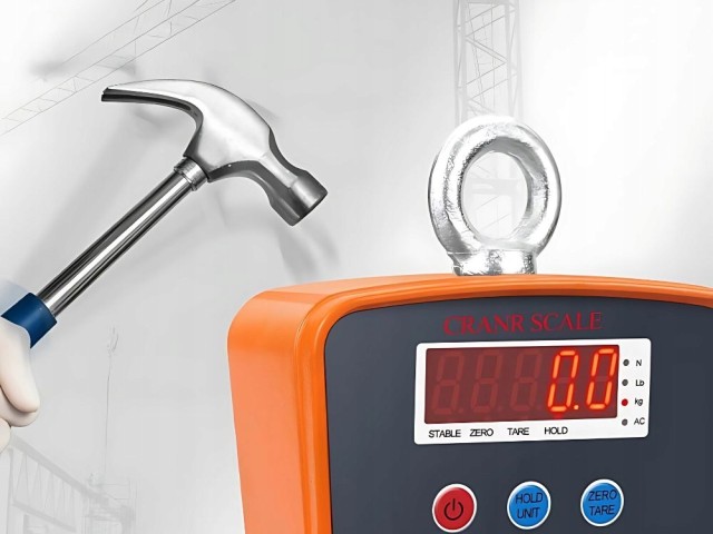 Verk Group Αναρτώμενη Ζυγαριά 500kg LCD για Αποθήκες & Γεωργία 5907...