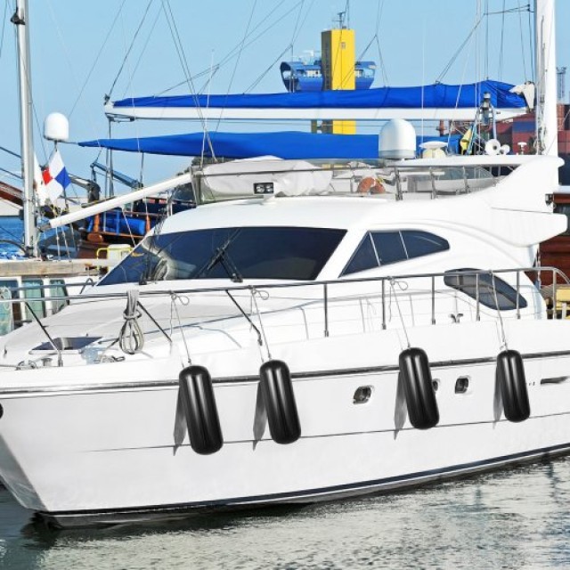 Προστατευτικά Σκάφους VEVOR 4 Ραβδώσεων 10x28 Μαύρα  DNB10X28YCBHQHS01V0