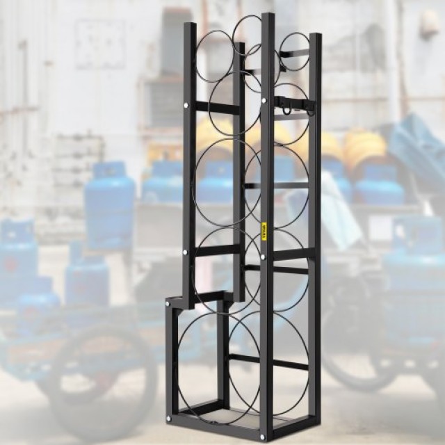 Ράφι Δεξαμενών Ψυκτικού VEVOR για 1x50lb, 2x30lb & 3 Μικρές Φιάλες, 48.5x15x11 ίντσες  QPJ1X50BJ2X30B001V0
