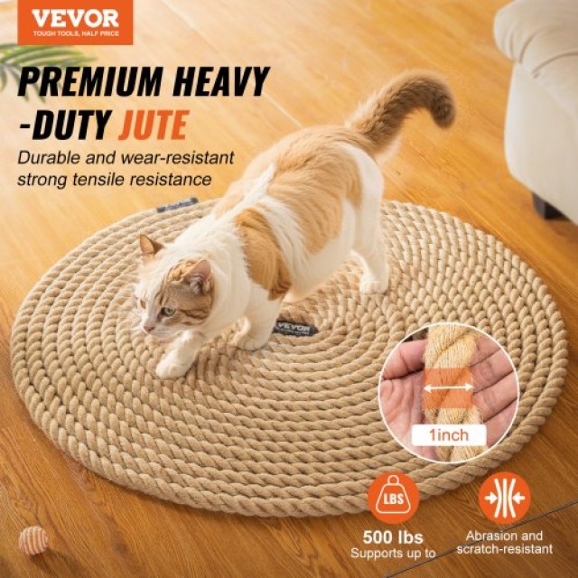 Σχοινί Αναρρίχησης Γυμναστικής 1x50FT VEVOR για Προπόνηση Δύναμης κ...