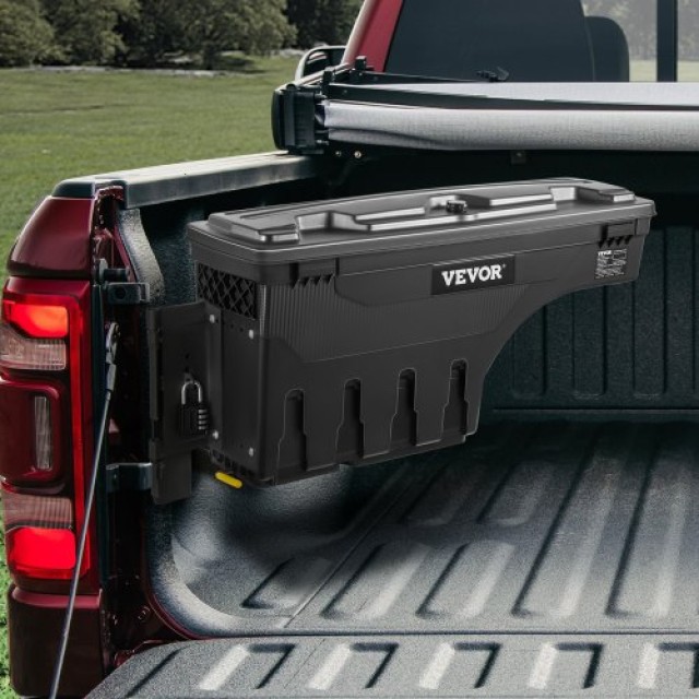 VEVOR Κουτί Αποθήκευσης Φορτηγού, Συμβατό με Dodge Ram 1500 2019-2021, Μαύρο  KCLJGDODGERAMACUNV0