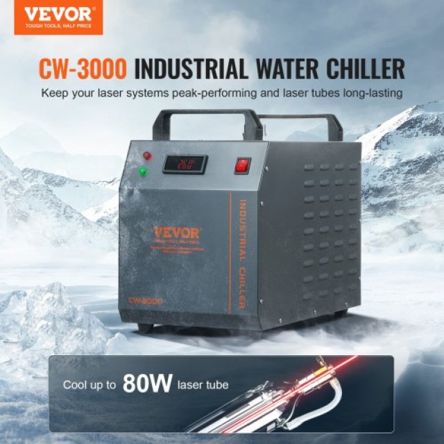 VEVOR Βιομηχανικός Ψύκτης Νερού CW-3000 για Λέιζερ  GYLSJFLS12L19G97PV2