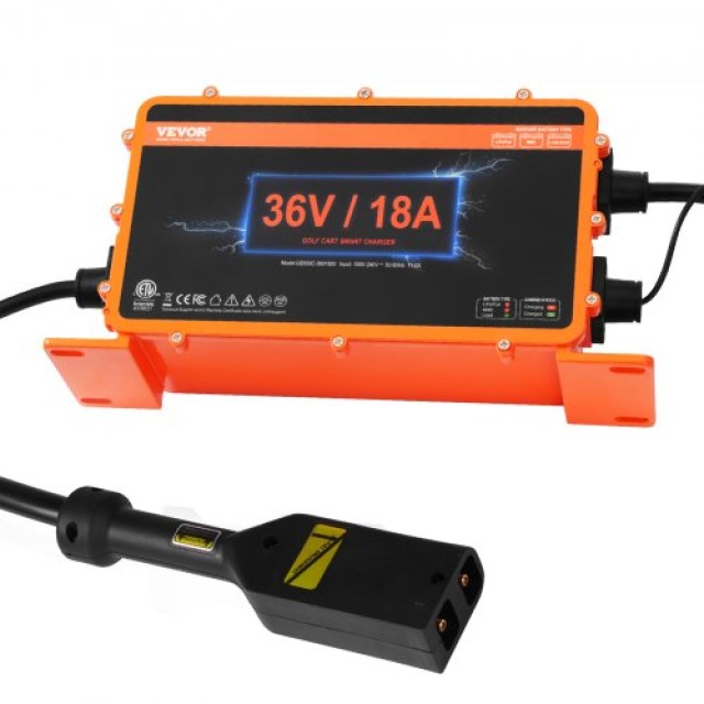 Φορτιστής Μπαταρίας 36V 18A για EZGO D-Style IP67 ETL  GEFQCDCCDQDXHNSQ1V2