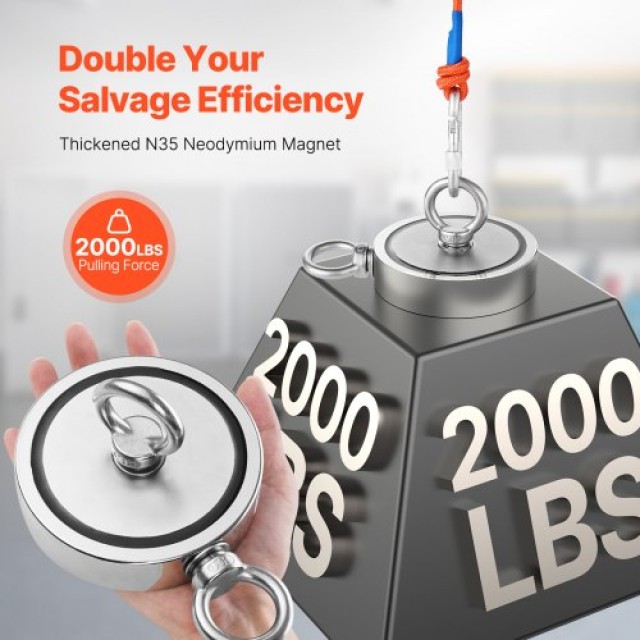 VEVOR Κιτ Μακέτας Ψαρέματος 2000 LBS Διπλής Όψης CXDYTZSM2000VUG2BV0 VEVOR Κιτ Μακέτας Ψαρέματος 2000 LBS Διπλής Όψης CXDYTZSM2000VUG2BV0