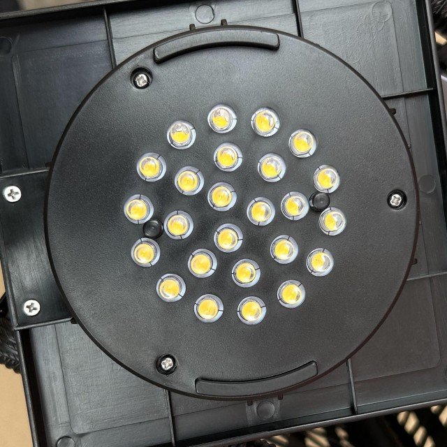 Outsunny Ηλιακός Λαμπτήρας Κήπου με Φωτισμό LED, από Ατσάλι και PE Rattan, 20x20x68 εκ., Γκρι 867-151V00GY