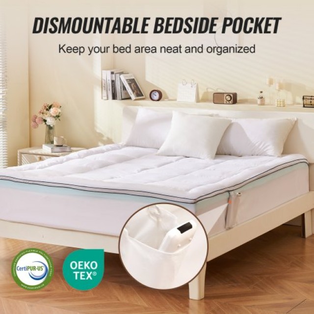 Στρώμα Κάλυμμα Premium Memory Foam 76.2mm Queen 1524 mm x 2032 mm  ...