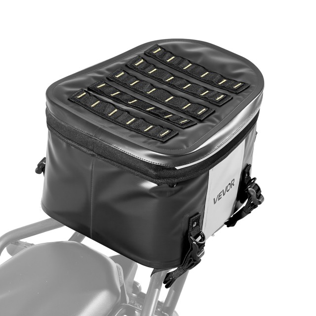 VEVOR Τσάντα Πίσω Καθίσματος Μηχανής 28L από Αδιάβροχο Υλικό, Διαστ...