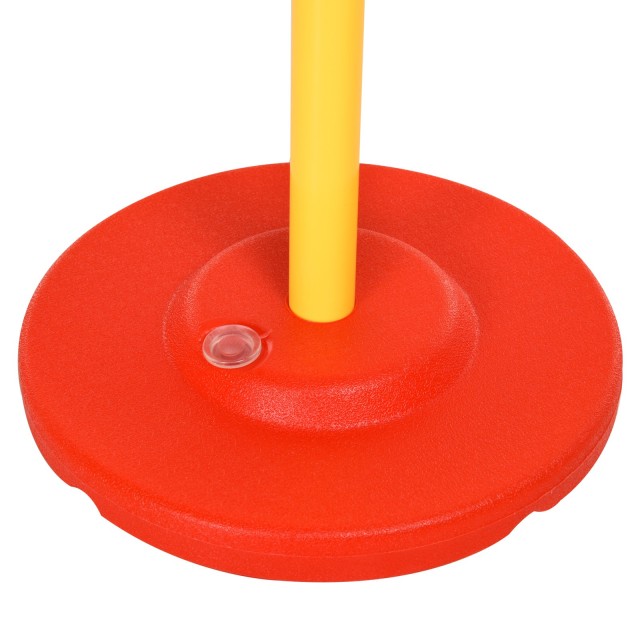 PawHut Set Agility Dog με στοιχήματα και ρυθμιζόμενο δαχτυλίδι για εκπαίδευση σκύλων D07-026