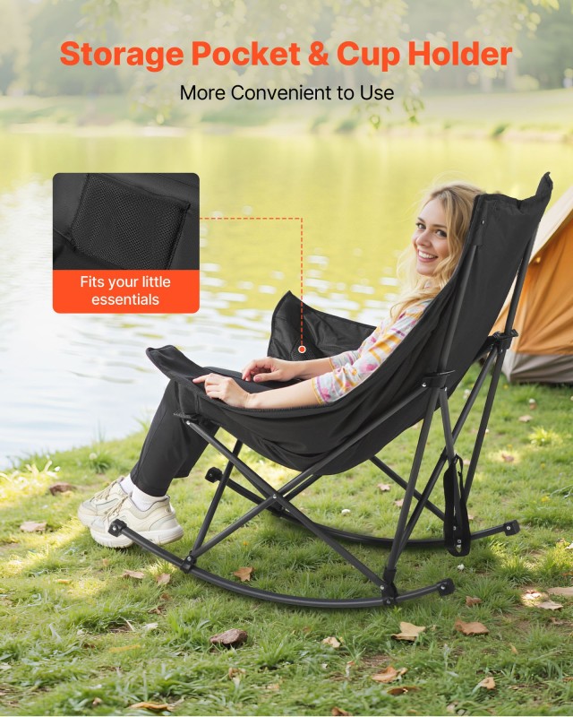 VEVOR Ζεστή Κουνιστή Καρέκλα Κατασκήνωσης 1030 x 920 x 950 mm JRTYH...