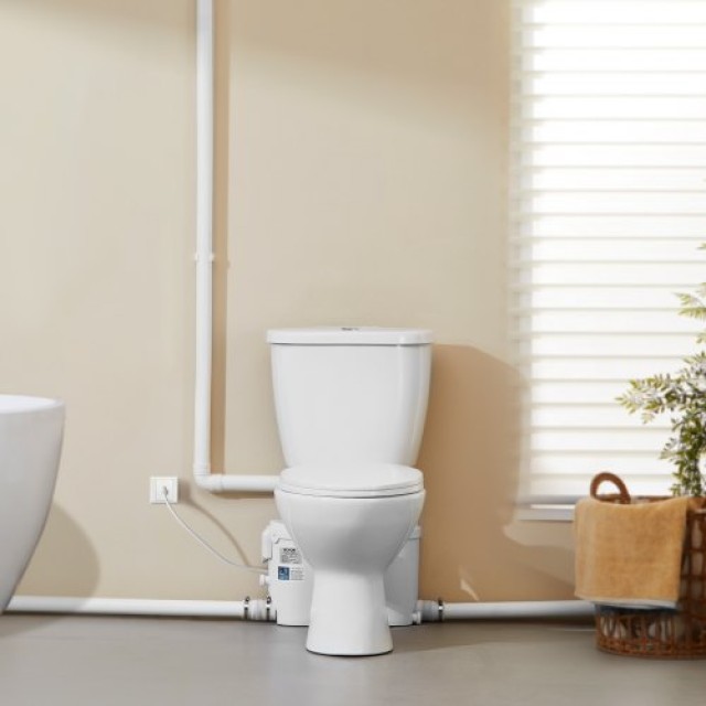 VEVOR  Σύστημα Μακέρασης Τουαλέτας με Αντλία 500W για Υπόγειο ZHSKU...