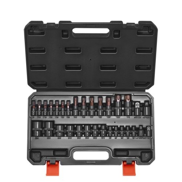 VEVOR Σετ Καρυδάκια Torx και Εξωτερικά Torx 31 Τεμαχίων T8-T70 και E4-E24 Ατσάλι PTTT143812TORESE9V0