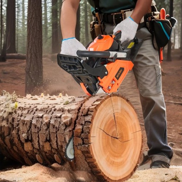 VEVOR Αλυσοπρίονο Βενζίνης 40cc 1.8 HP 14 ιντσών για Κοπή Ξύλου RQL...