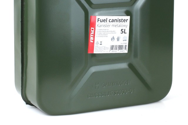 AMiO  Μεταλλικό δοχείο καυσίμου 5L ,02487