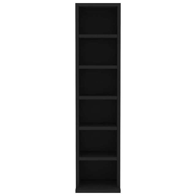 vidaXL Έπιπλο για CD Μαύρο 21 x 20 x 88 εκ. από Επεξεργασμένο Ξύλο ... vidaXL Έπιπλο για CD Μαύρο 21 x 20 x 88 εκ. από Επεξεργασμένο Ξύλο ...