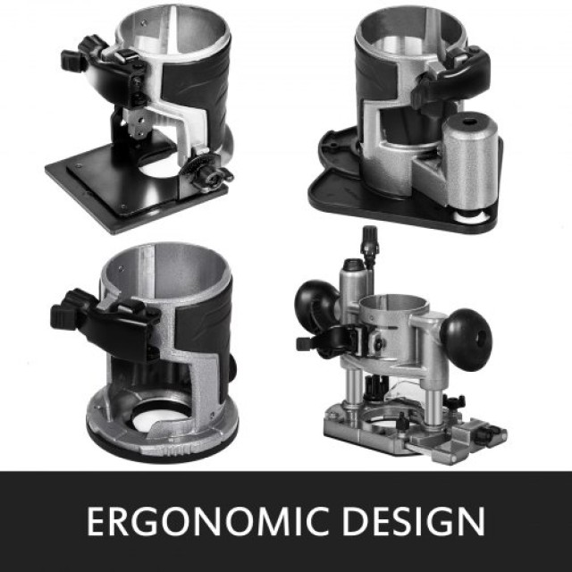 Σετ Φρέζας Ξύλου VEVOR 6.5Amp 1-1/4 HP με Μεταβλητή Ταχύτητα  KCJSC...