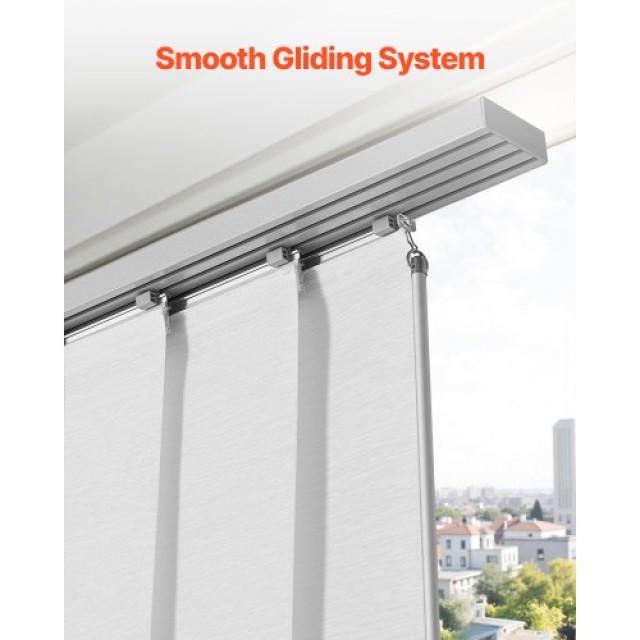 VEVOR Επεκτάσιμο Κουρτινόξυλο Panel 116-218 cm Λευκό (Κόβεται) MBGD... VEVOR Επεκτάσιμο Κουρτινόξυλο Panel 116-218 cm Λευκό (Κόβεται) MBGD...