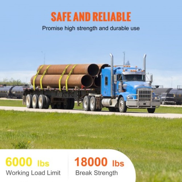 Ιμάντες VEVOR 4x30, 6000 lbs, 4τμχ  PGJPDHS4INCH30WLXV0