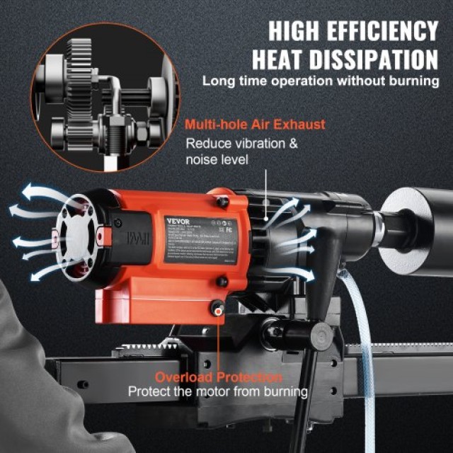 VEVOR Διαμαντοτρύπανο Υγρού & Ξηρού Τύπου 3200W 750RPM  LSJGSZKJY8425ZBUGV2
