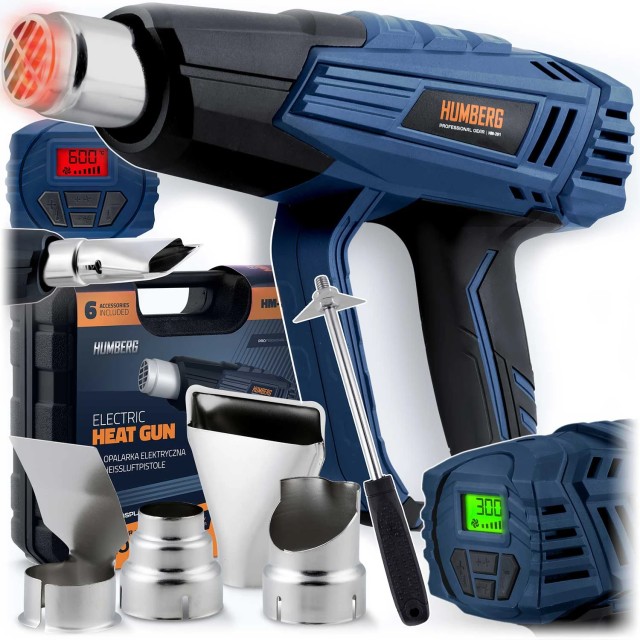 Humberg Ηλεκτρικό Πιστόλι Θερμού Αέρα  HM-291 2000 W HM-291