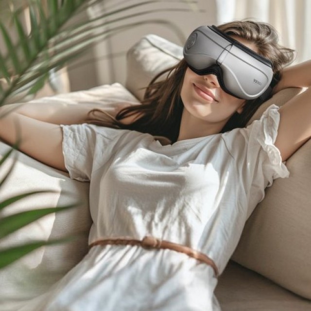 Συσκευή Μασάζ Ματιών VEVOR με Θερμότητα και Bluetooth Μουσική  YBAMQQHSAJ00R10HIV9