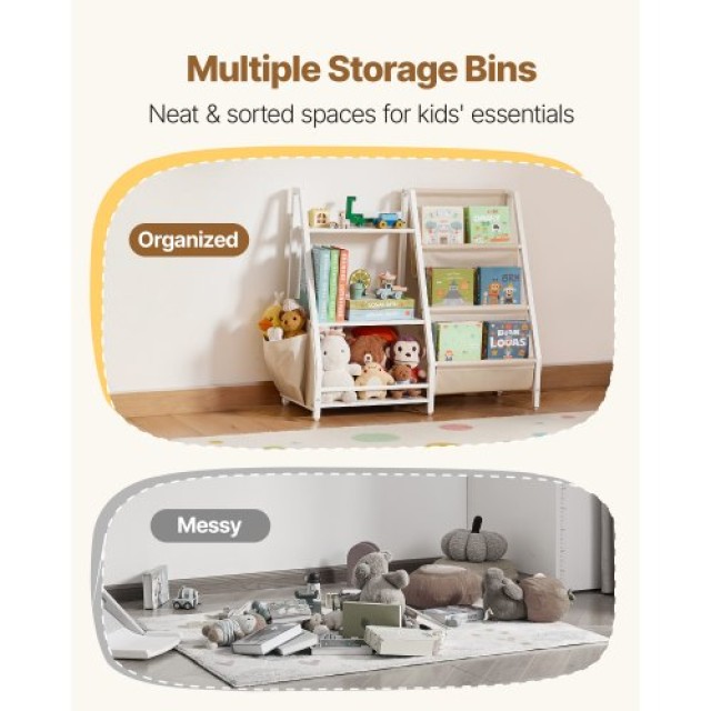 VEVOR Παιδική Βιβλιοθήκη με Οργανωτή Αποθήκευσης ETCWJJDJS314YWJPR0...