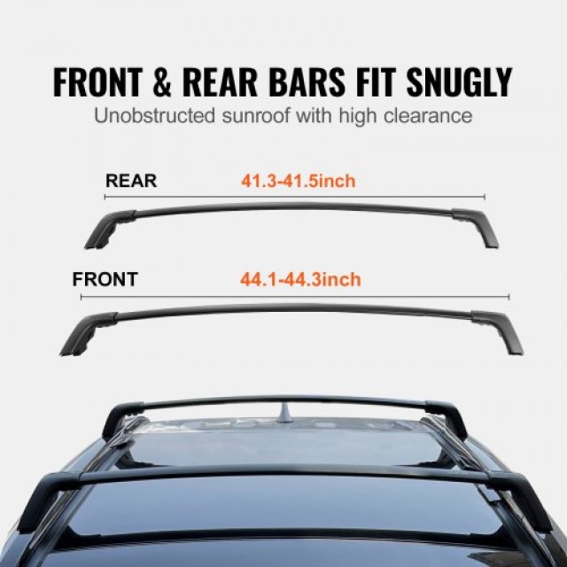 Ράγες Οροφής VEVOR για Toyota RAV4 2019-2023, 260lbs, Αλουμίνιο με Κλειδαριές (Όχι για Adventure/TRD Off-Road)  CDHGJZSKFTRF7ZI8NV0