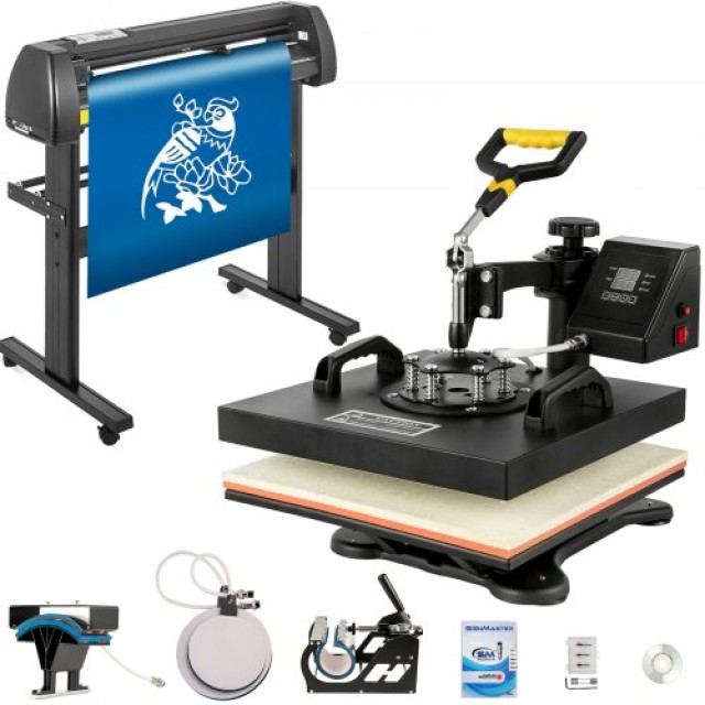 Μηχανή Θερμομεταφοράς 5 σε 1 & Κοπτικό Plotter 720 mm VEVOR  THJ383...