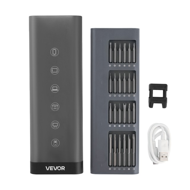 VEVOR Ηλεκτρικό Κατσαβίδι Ακριβείας με 48 Μύτες για Επισκευές Συσκε... VEVOR Ηλεκτρικό Κατσαβίδι Ακριβείας με 48 Μύτες για Επισκευές Συσκε...