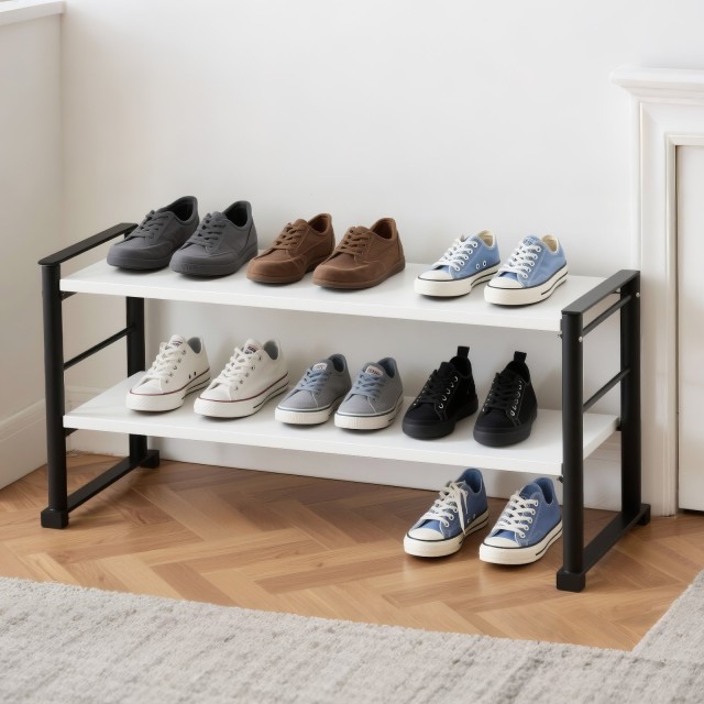 VEVOR Ράφια Μελαμίνης 2 Τεμαχίων, Προσαρμοζόμενα Ξύλινα Ράφια 23 x ...