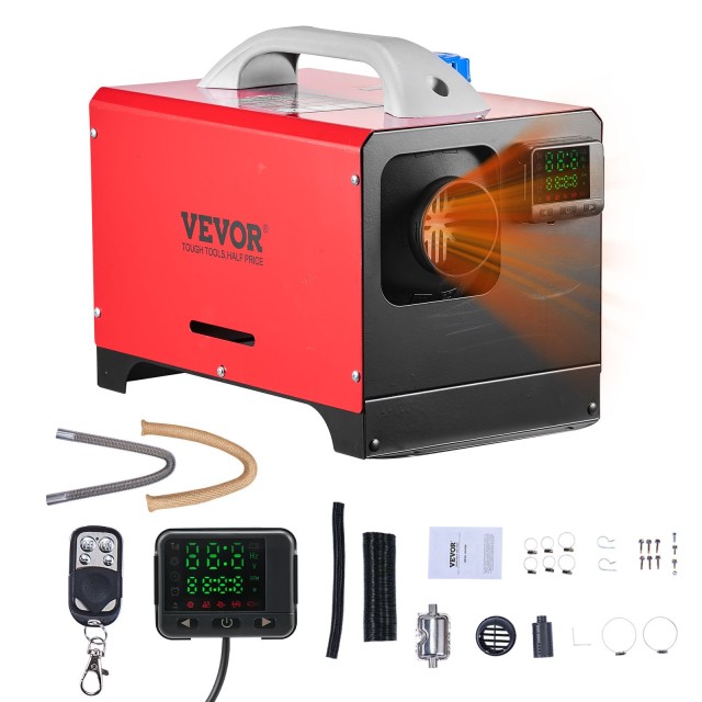 VEVOR Θερμαντήρας Αέρος Ντίζελ 8 kW με Λειτουργία DC 12-24 V και Μα...