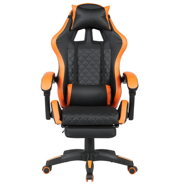 BAKAJI Πορτοκαλί Καρέκλα Γραφείου Gaming με Υποπόδιο, Εργονομική κα... BAKAJI Πορτοκαλί Καρέκλα Γραφείου Gaming με Υποπόδιο, Εργονομική κα...